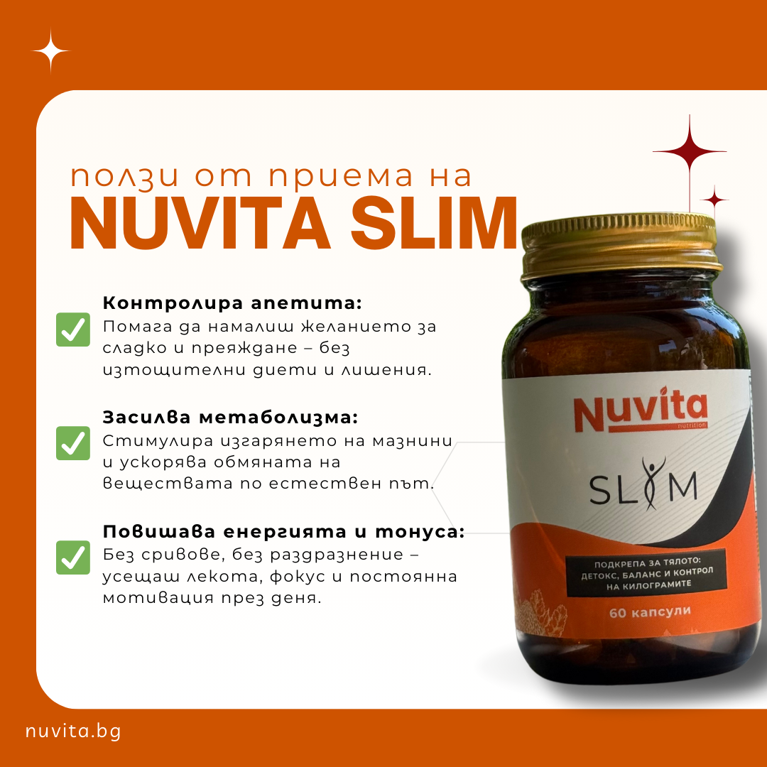 Nuvita Slim - контрол на апетита и забързване на метаболизма