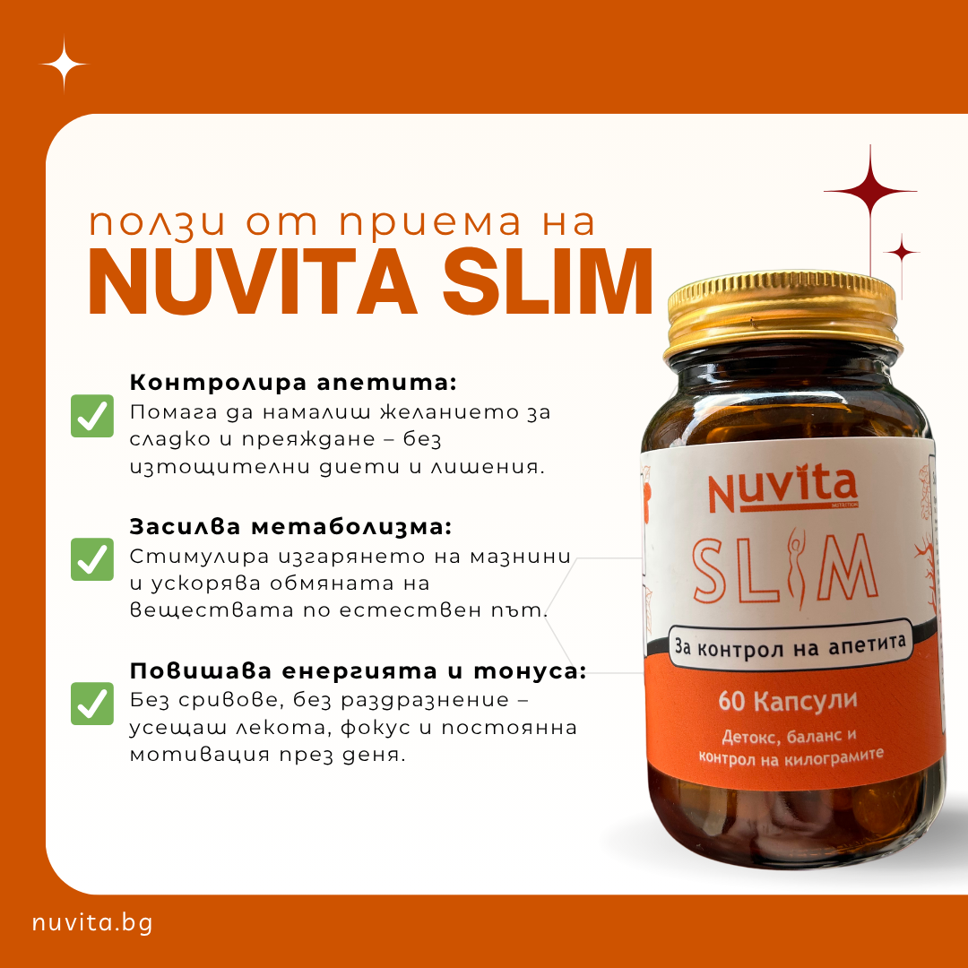Nuvita Slim - контрол на апетита и забързване на метаболизма